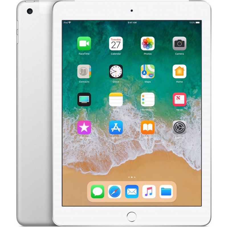 iPad 6th Gen 32gb 2018 Silver WiFi Cellular