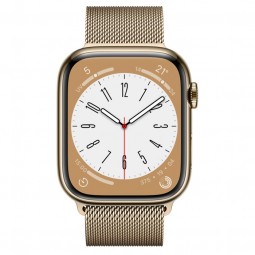 Watch Serie 8 41mm Stainless Steel Gold Gps Cellular